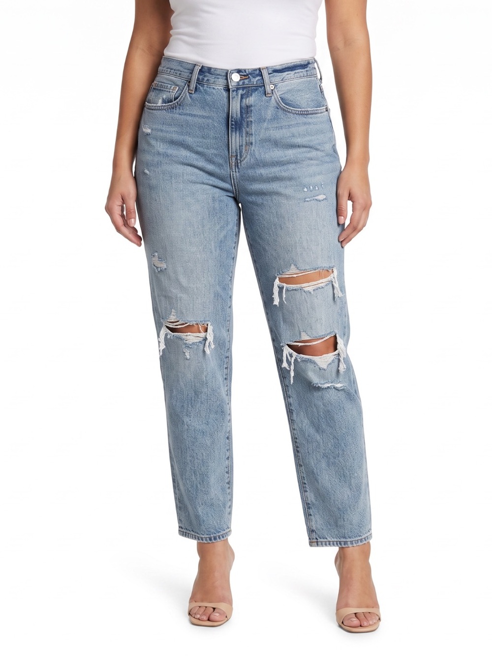 Pistola Presley 90s Vintage High Rise Roller Jeans Distressed Sz 30 NWOT